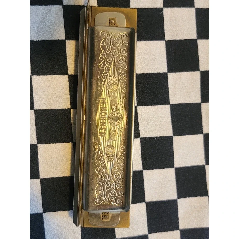 Vintage Hohner Chromonica 12-Hole Chromatic‎ Harmonica Made In Germany